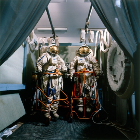 Jane and Louise Wilson, Cosmonaut Suits, Mir, 2000, 303 Gallery