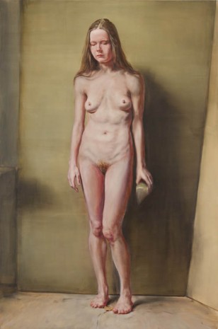 Michaël Borremans, Nude with Cheese, 2013, Zeno X Gallery
