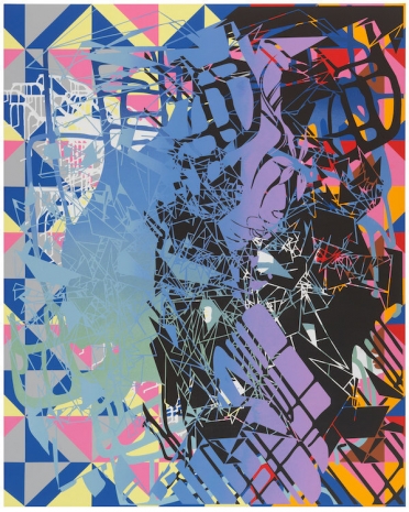 Christine Streuli, Splitter_01, 2025, Galerie Peter Kilchmann