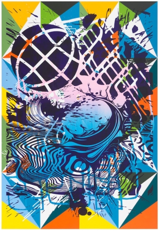 Christine Streuli, Daily_news_04, 2025, Galerie Peter Kilchmann