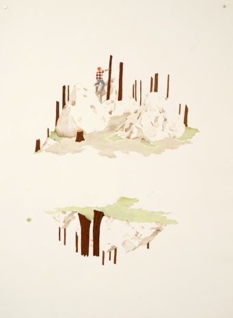 Blaise Drummond , Rocks and Trees (Friedrich), 2010 , Loevenbruck