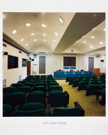 Timm Rautert, Food and Agriculture Organization of the United Nations, The Ethiopia Room, from the series Weltraum, Rom, 2014/2015, Galerie Nordenhake