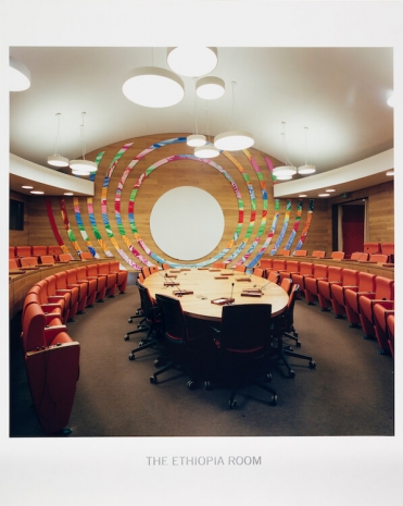 Timm Rautert, Food and Agriculture Organization of the United Nations, The Ethiopia Room, from the series Weltraum, Rom, 2014/2015, Galerie Nordenhake
