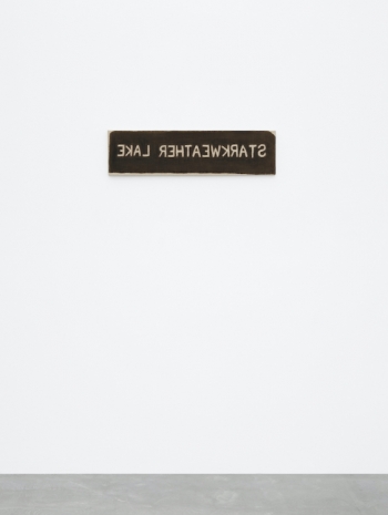 Hendl Helen Mirra, not starkweather lake, 2021, Galerie Nordenhake