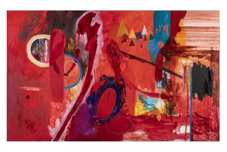 Bharti Kher, Weather painting: Mother's Fury, 2023 , Perrotin