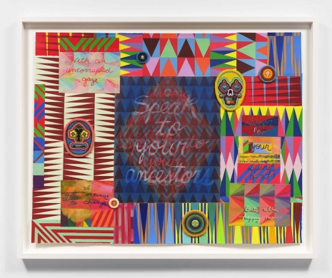 Jeffrey Gibson, with an uncorrupted gaze, 2025 , Hauser & Wirth