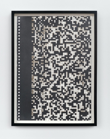Analia Saban, Studio Notes (White Noise), 2025 , Tanya Bonakdar Gallery