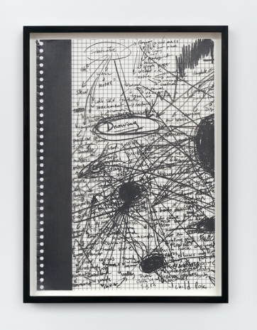 Analia Saban, Studio Notes (Drawing Variables), 2025 , Tanya Bonakdar Gallery
