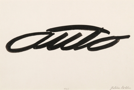 Július Koller, Untitled (auto), 1963 , The Mayor Gallery