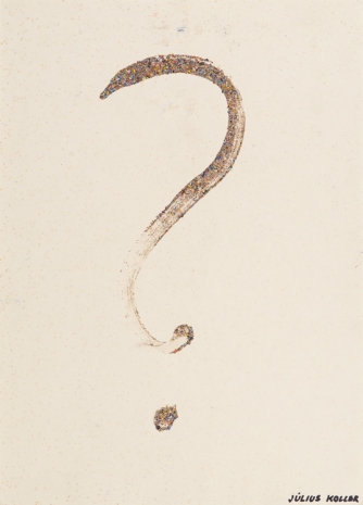 Július Koller, Untitled (Question mark), Undated, The Mayor Gallery