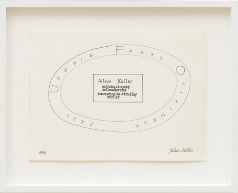 Július Koller, Untitled (Utopie), 1975 , The Mayor Gallery