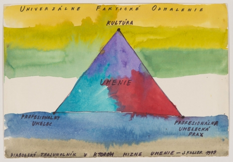 Július Koller, Untitled (Kultura), 1979 , The Mayor Gallery