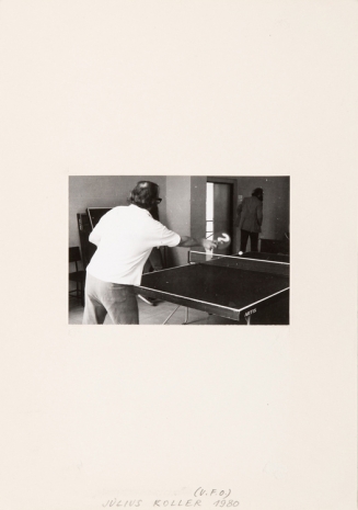 Július Koller, Untitled (Table Tennis), 1980 , The Mayor Gallery