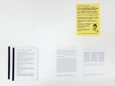 Henrik Olesen, Art with information, 2025 , Galerie Buchholz