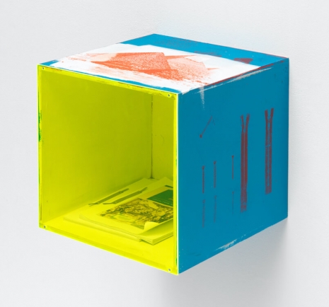 Henrik Olesen, Food chain incl. prehistoric animals: zipper, screws, keyboard, pyramids, 2025 , Galerie Buchholz