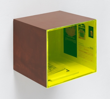 Henrik Olesen, Food chain incl. prehistoric animals: Gai pied, Colgate, UHU stick, USB key, 2025 , Galerie Buchholz