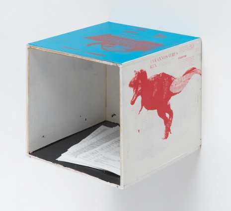 Henrik Olesen, Food chain incl. prehistoric animals: crocodile, zipper, keyboard, stomach, 2025 , Galerie Buchholz