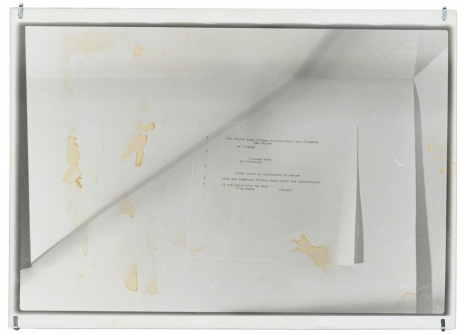 Alix Cléo Roubaud, untitled (Protohaïkus), c. 1980-1981 , Galerie Buchholz
