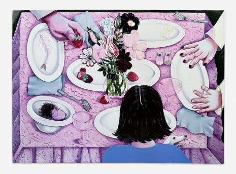 Nikki Maloof, Pink Table, 2025 , Perrotin