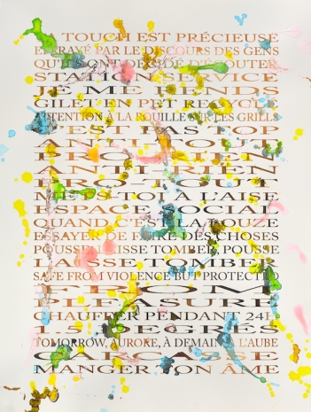 Gilles Furtwängler, Ta touch est précieuse, 2021, SKOPIA