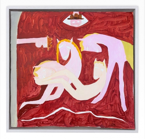 Sarah Bogner, Kleine rote Gruppe, 2023, Galerie Bernd Kugler