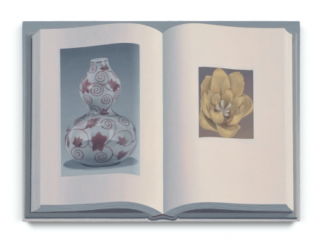 Olivia Jia , Night reading (gourd vase with copper glaze, wax plum), 2025 , Kendall Koppe