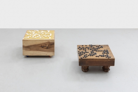 Rirkrit Tiravanija, untitled 2025 (white gos black gos), 2025, Galerie Chantal Crousel