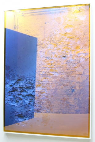 Wolfgang Flad, dark side of the moon SF2KU (blue / gold), 2022 , Galerie Elisabeth & Reinhard Hauff