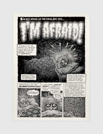 R. Crumb, I'm Afraid, 2025 , David Zwirner
