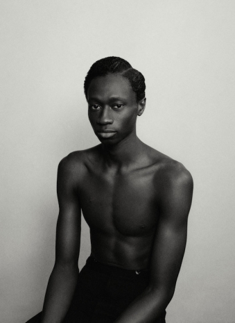 Tyler Mitchell, Untitled (Abdou Shirtless), 2024 , Gagosian