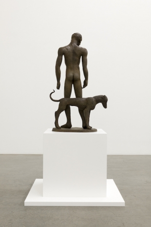 Louis Fratino, Man and dog, 2025, Galerie Neu