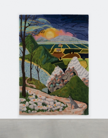 Isabel Nolan, The wolf who made a city tremble c.1216 (After Sassetta), 2023 , Kerlin Gallery