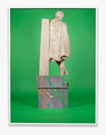 Shahryar Nashat , Back View of Cloaked Boy Standing on Drag Bench’s Sister, 2011, Sylvia Kouvali