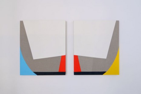 Sarah Crowner, Untitled, 2011, Galerie Catherine Bastide