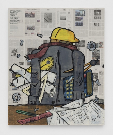 Rirkrit Tiravanija, untitled 2025 (the intellects take leave, fig. six) (new york times, january 29, 2025), 2025 , Gladstone Gallery