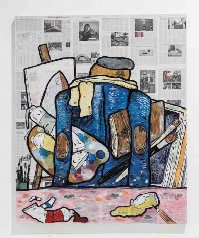 Rirkrit Tiravanija, untitled 2025 (the intellects take leave, fig. three) (new york times, january 23, 2025), 2025 , Gladstone Gallery