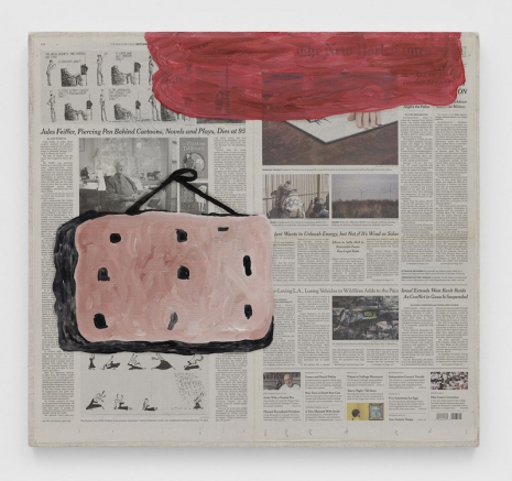 Rirkrit Tiravanija, untitled 2025 (doomsday painting) (new york times, january 22, 2025), 2025 , Gladstone Gallery