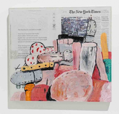 Rirkrit Tiravanija, untitled 2025 (doomsday mess) (new york times, january 27, 2025), 2025 , Gladstone Gallery