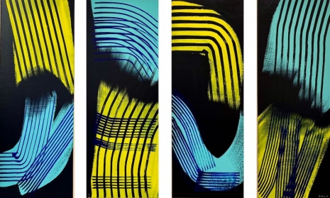 Hans Hartung, T1973-E44-E47, 1973, Perrotin