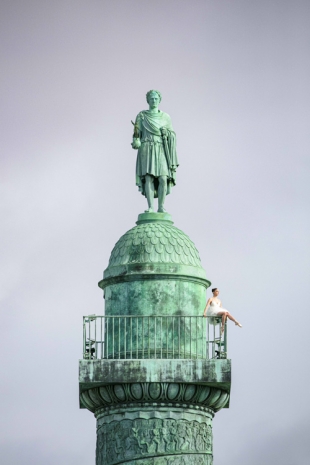 JR, Ballet, Colonne Vendôme #3, Paris, France, 2022, 2025, Perrotin