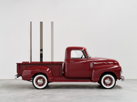 Walter De Maria, Red Truck / Square, Triangle, Circle, from Truck Trilogy, 2011–17  , Gagosian