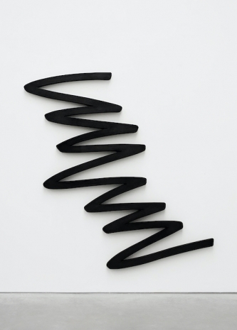Bernar Venet , Position of an Indeterminate Line, 1981 , Perrotin