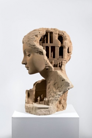 Daniel Arsham , Stairs in the Labyrinth, 2025 , Perrotin