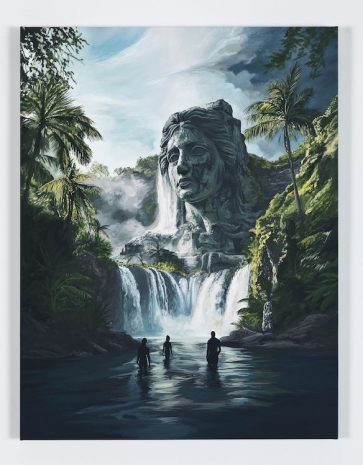 Daniel Arsham , Finding it at the end of the River, 2025 , Perrotin