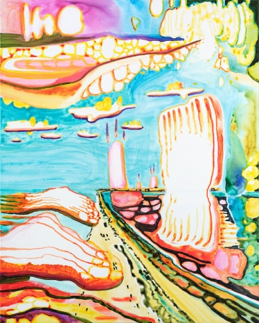 John Kørner, Sky Opens, 2025 , Victoria Miro