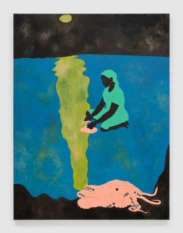 Cassi Namoda, Moon path, shell collector, and octopus in Nacala, 2025 , 303 Gallery