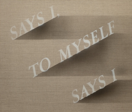 Ed Ruscha, Says I, to Myself Says I, 2024 , Gagosian