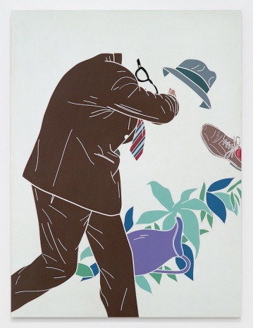 Emilio Tadini, L’uomo dell’organizzazione. L’uscita dall’Eden / The Man of the Organisation. The Exit from Eden, 1968 , The Mayor Gallery