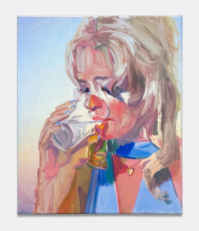 Nina Childress , Fawcett drinking, 2025 , Art : Concept