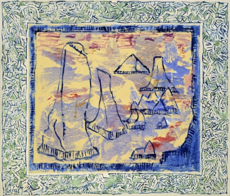 Pierre Alechinsky, Les Aiguilles VI, 1996 , Galerie Lelong